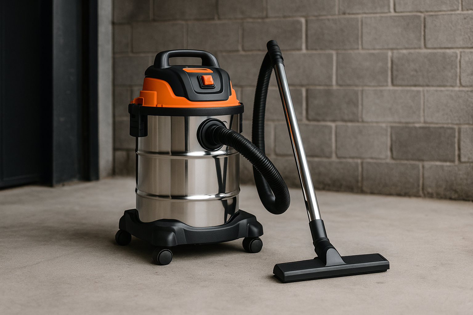 J5 Heavy-Duty Wet Dry Vacuum Cleaner | 30L Stainless Steel Shop Vac for Garage, Renovation & Industrial Use