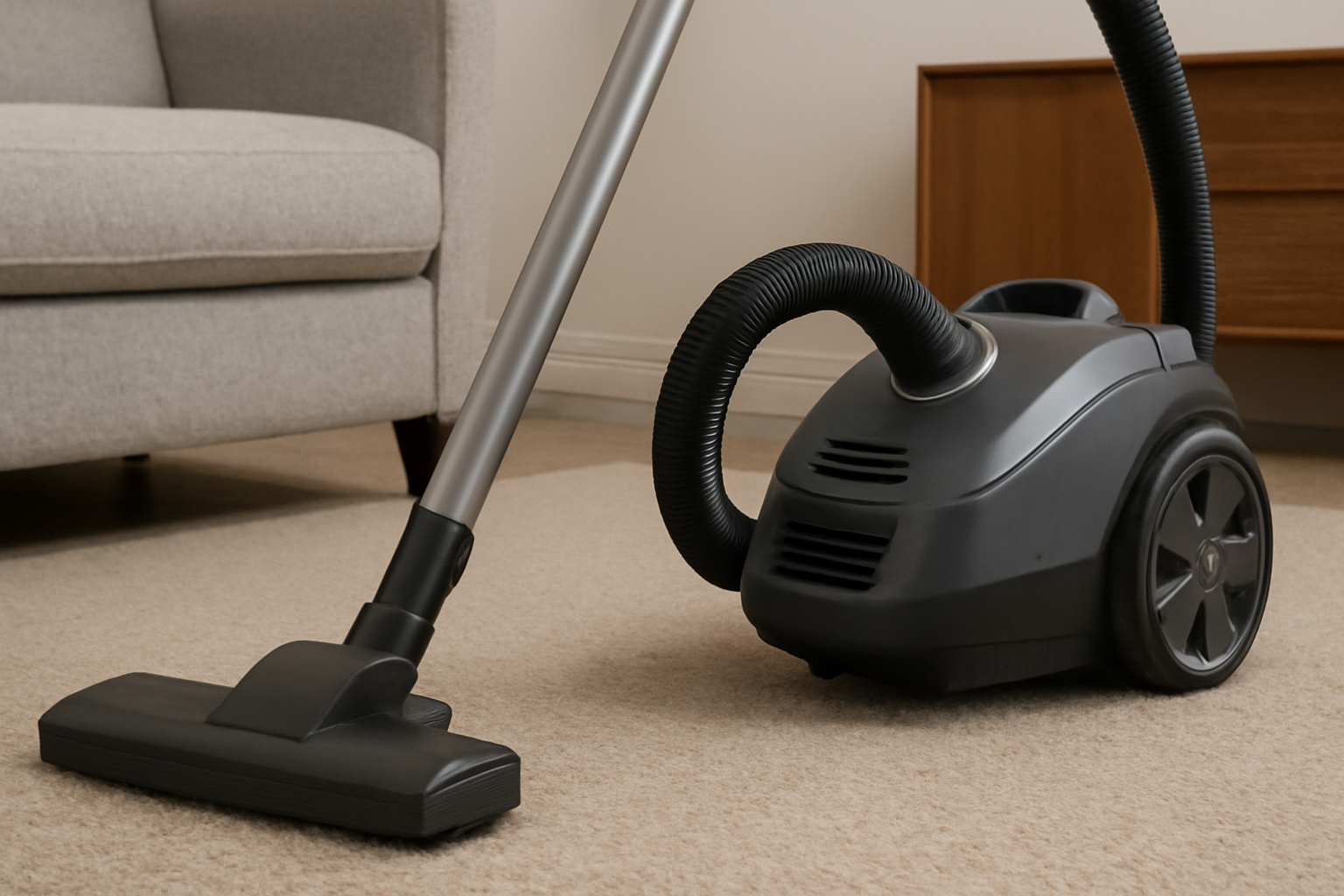 J6 Canister Vacuum Cleaner - High Suction, Quiet, Multi-Surface, Energy Efficient