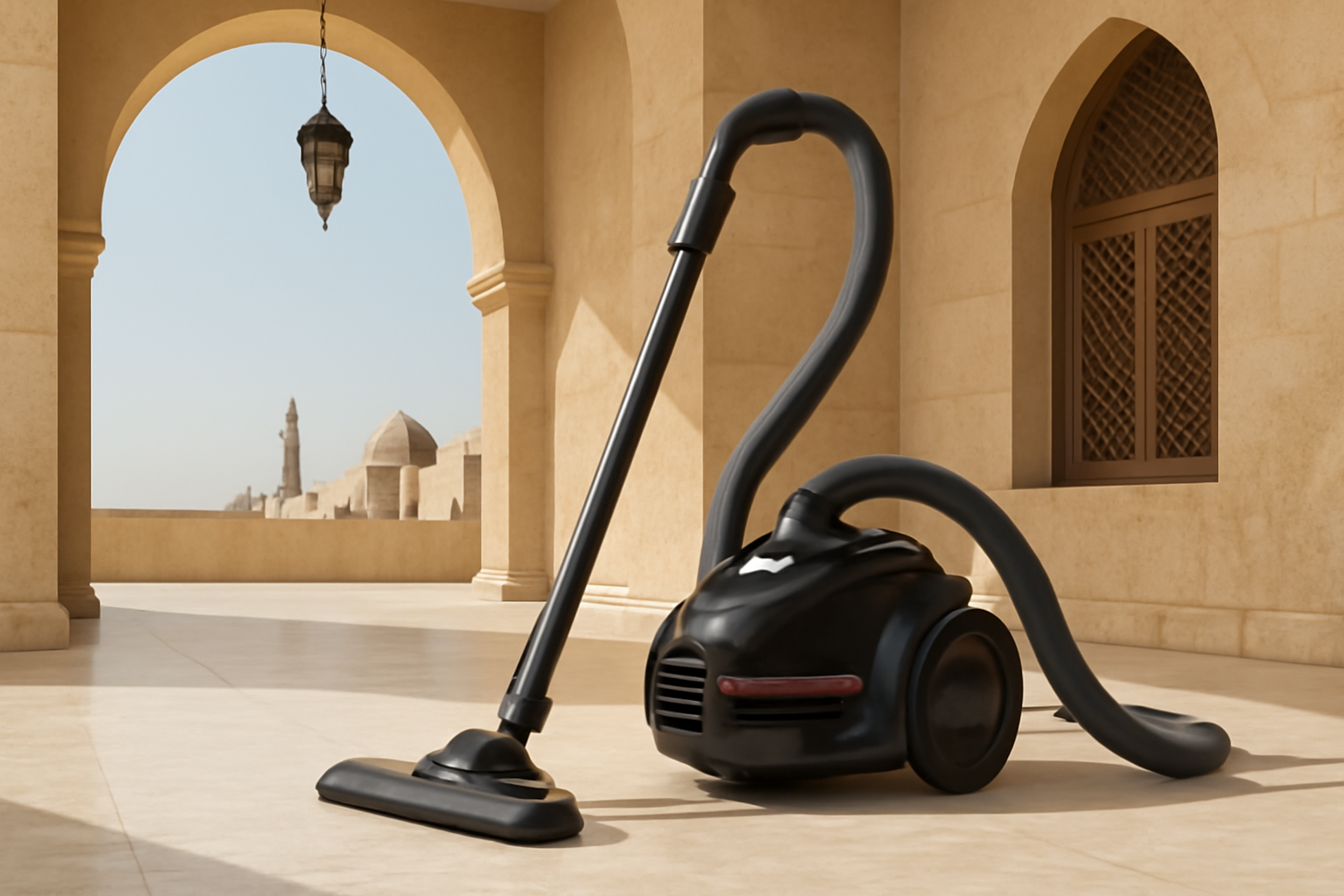 J6 All-Terrain Canister Vacuum Cleaner for Stone Floors & Dry Environments – Durable Design for Middle East Homes & Facilities