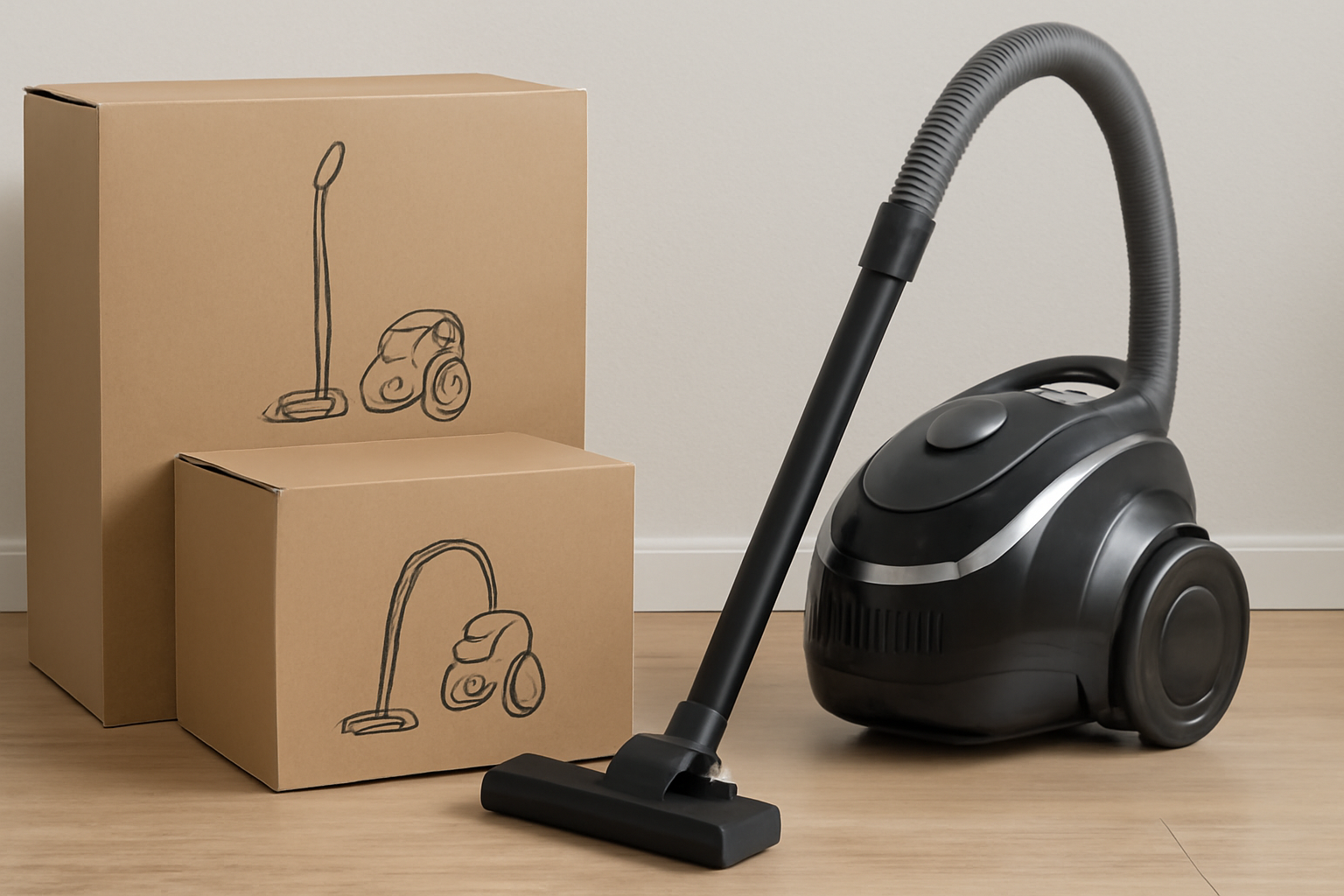 J7 Compact Home Canister Vacuum Cleaner with Bagged Dust Collection – Lightweight Design for Apartment & Floor Cleaning