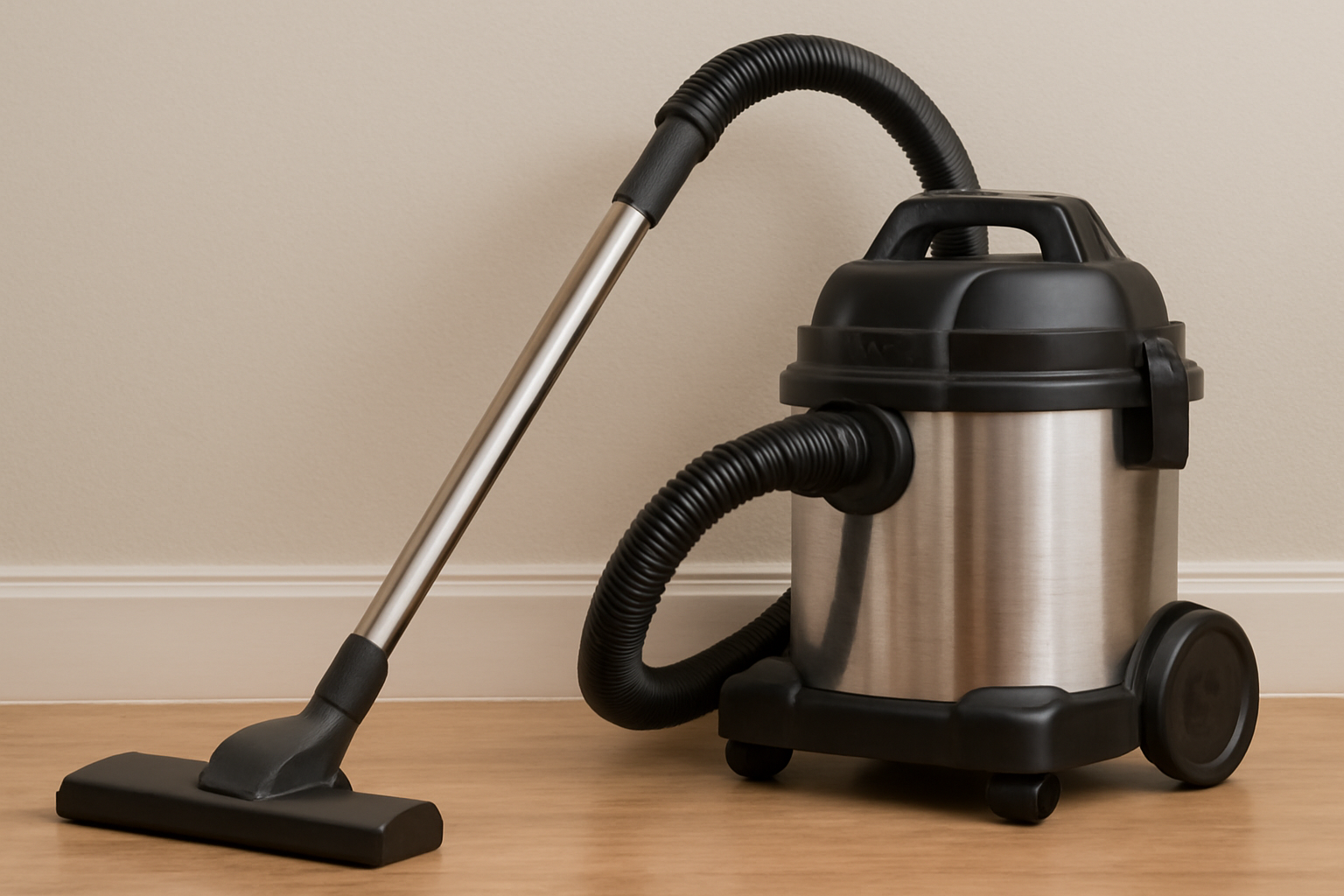 J9 Stainless Steel Canister Vacuum Cleaner - Wet Dry, High Suction, Heavy-Duty
