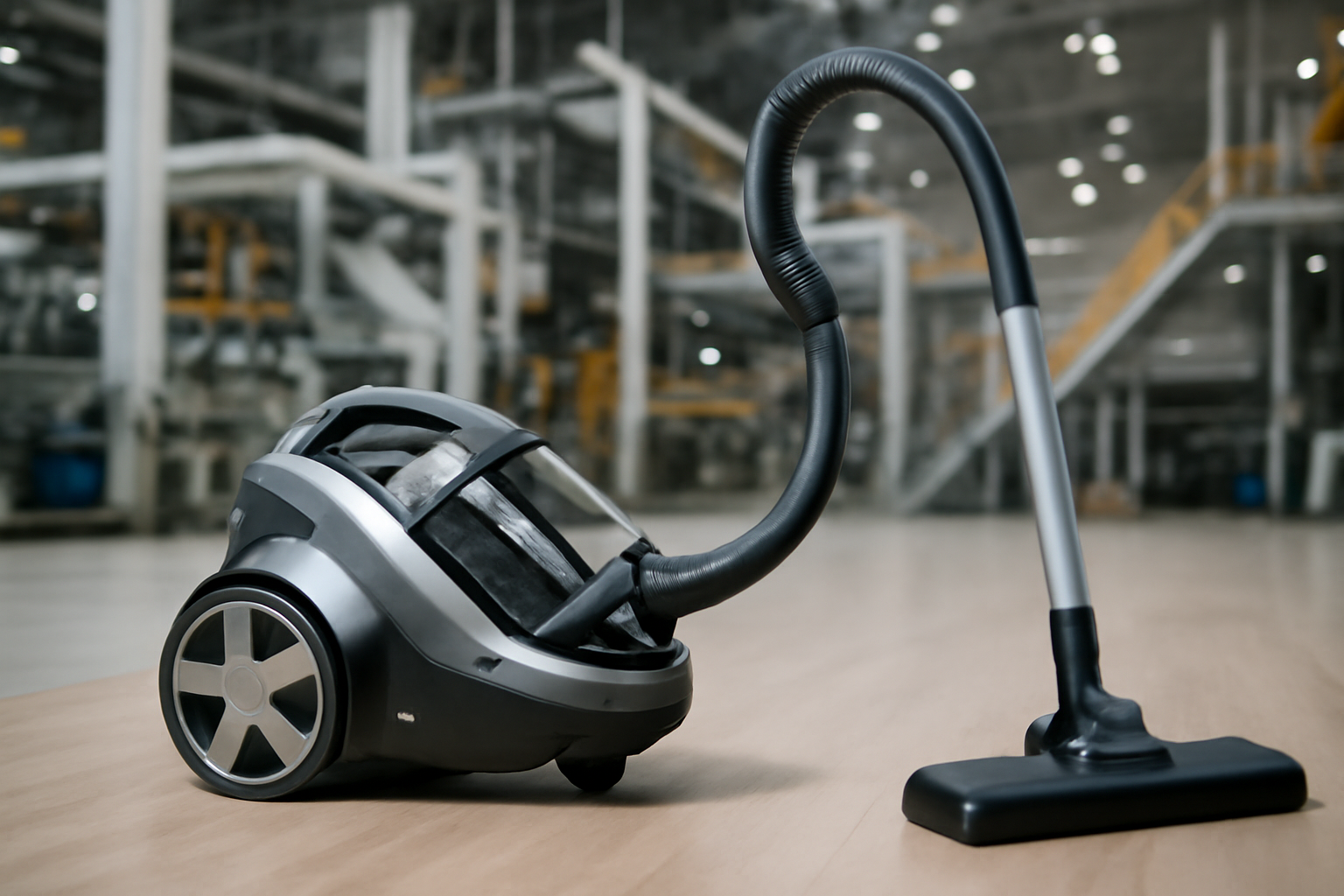 K1 – Industrial Wet & Dry Vacuum Cleaner – 50L Capacity, High Suction, HEPA Filter