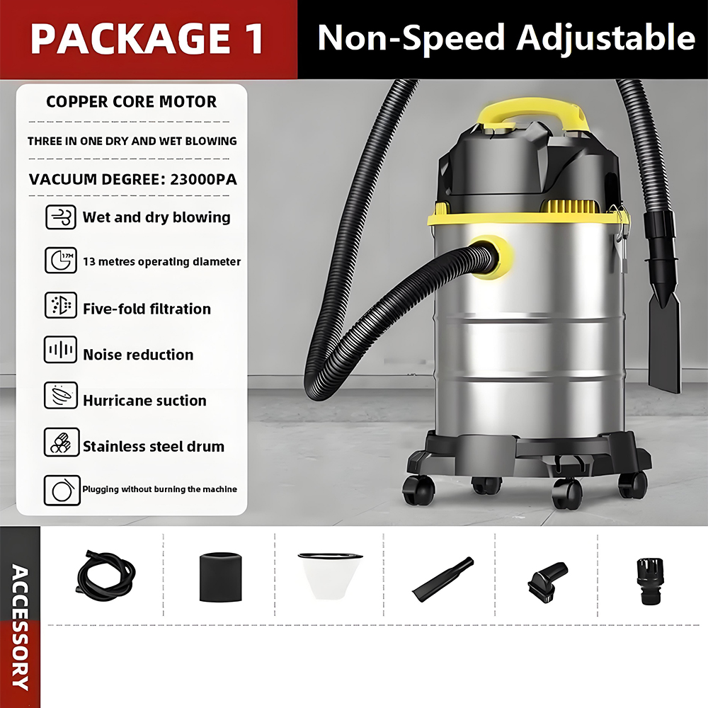 LX-VC-D40L-YB Wet and Dry Vacuum Cleaner 40L