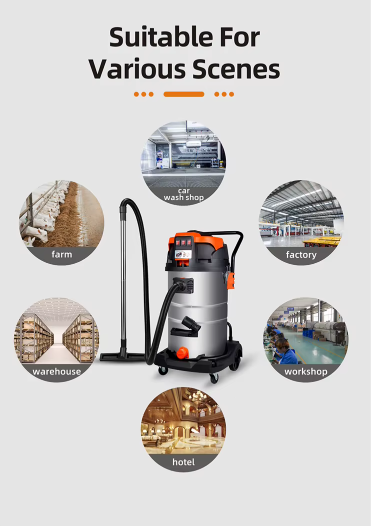 LX-VC-D-3600W Industrial Wet & Dry Vacuum Cleaner 70L & 80L Heavy Duty