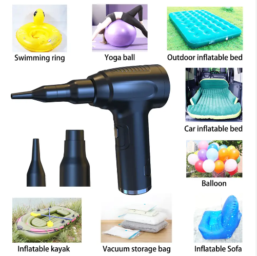 LX-HVC-3-in-1 Wireless Vacuum Cleaner & Air Blower with 6000mAh Battery | Type-C Rechargeable