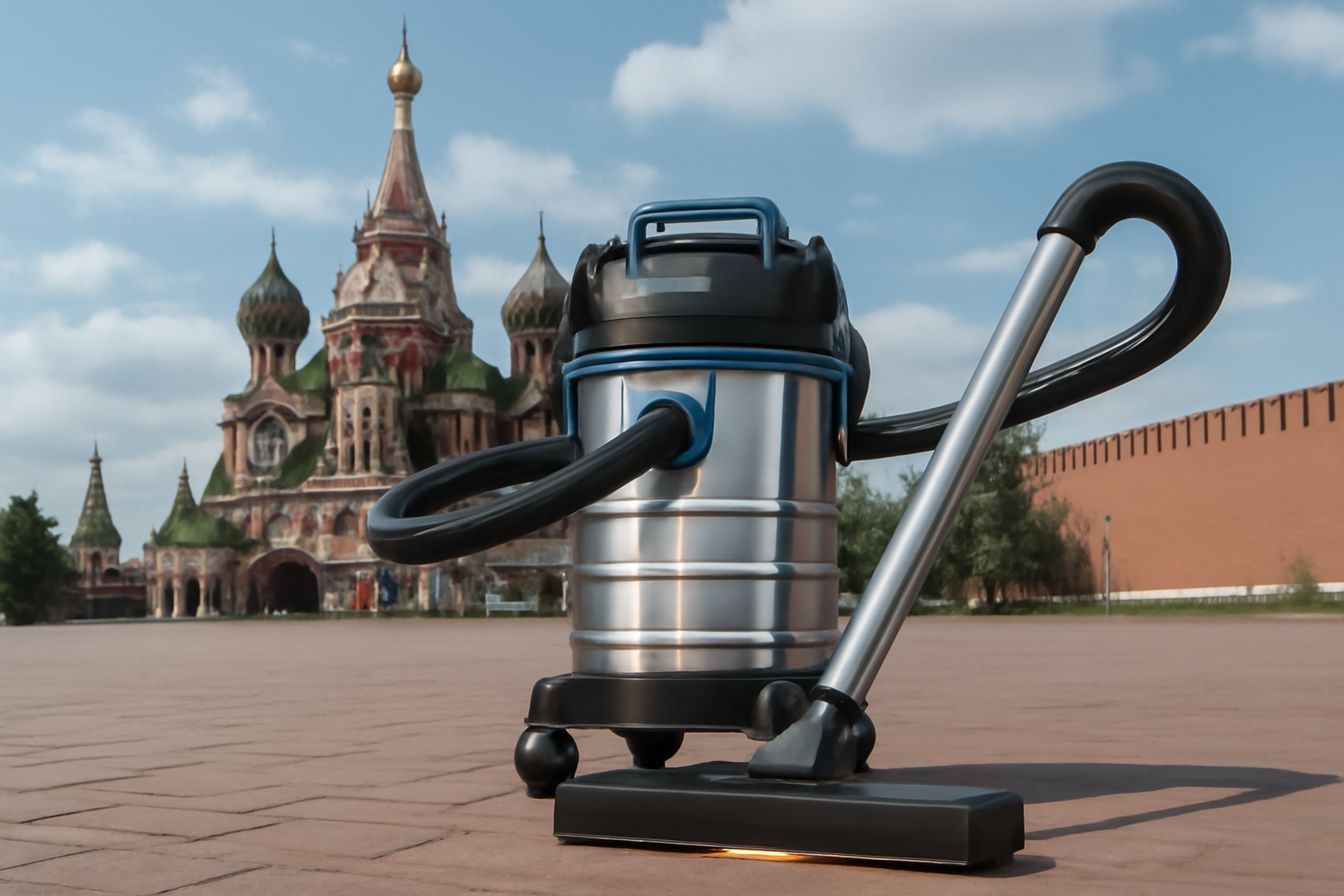 CulturaClean™ Wet & Dry Stainless Steel Vacuum – Designed for Heritage Sites & Religious Spaces