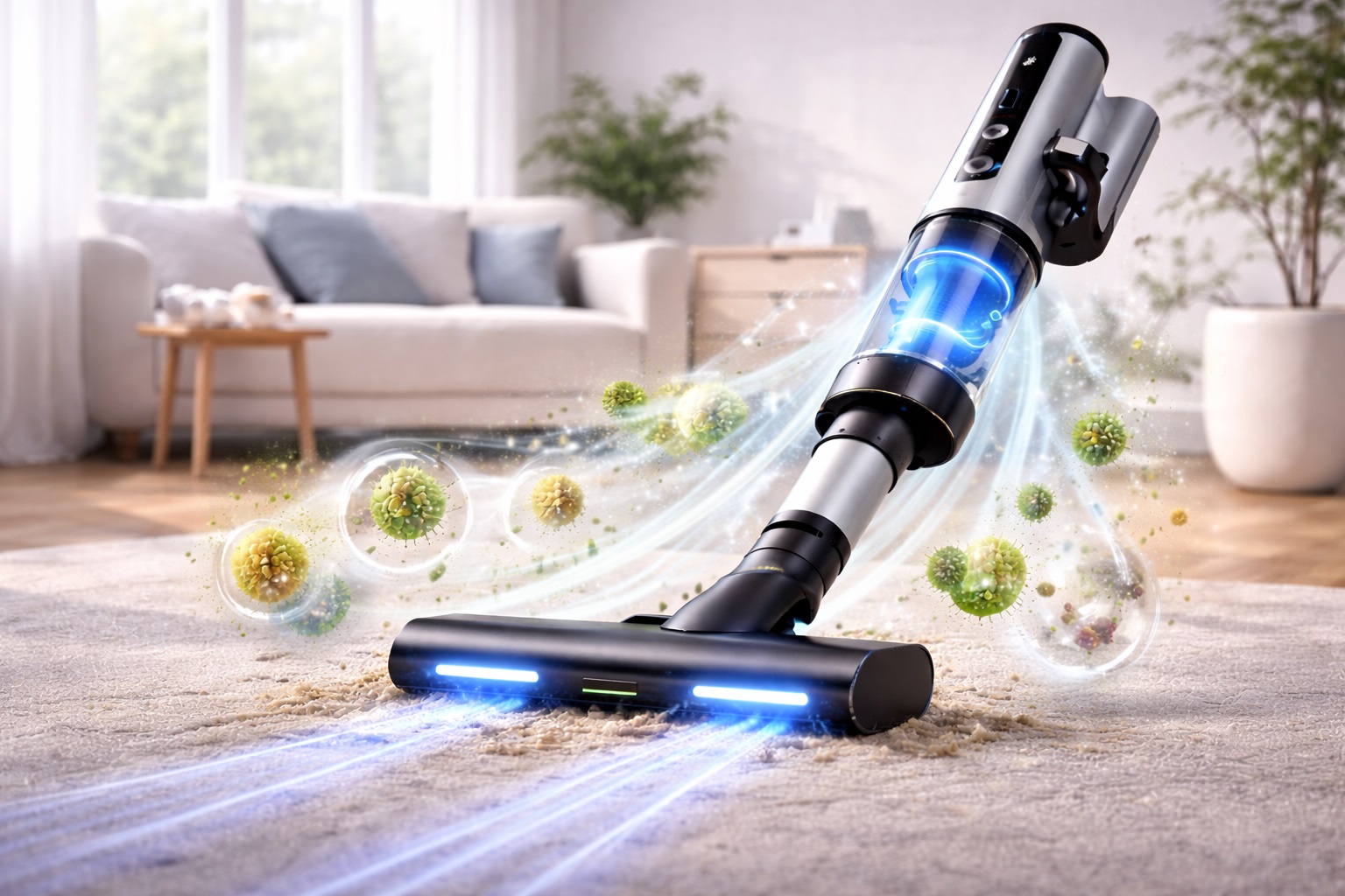 Air Quality HEPA Vacuum Cleaner – Allergen Capture & Indoor Purification