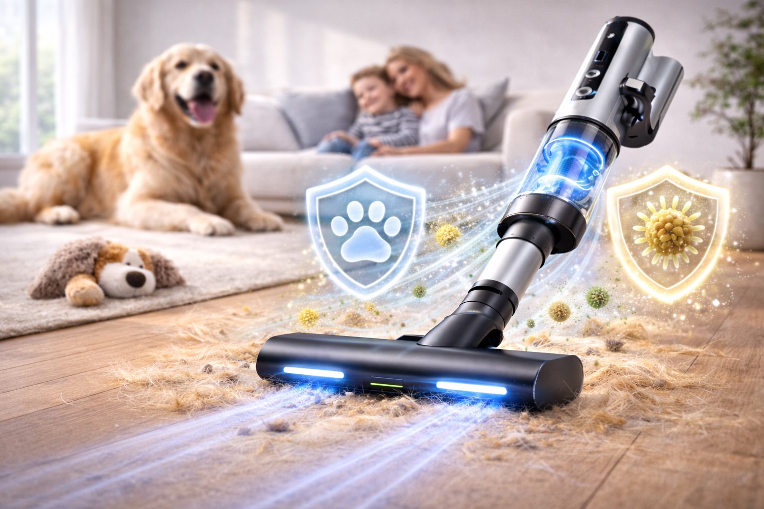 HEPA Vacuum Cleaner – Family & Pet-Friendly Allergen Removal