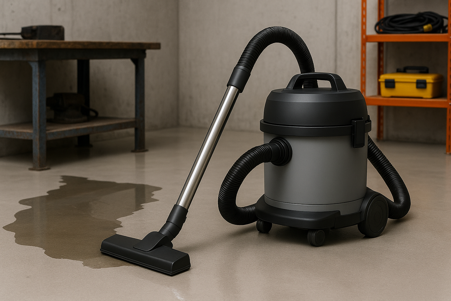 Wet and Dry Vacuum Cleaner for Workshop and Garage Use - Heavy Duty Dual Function Vacuum