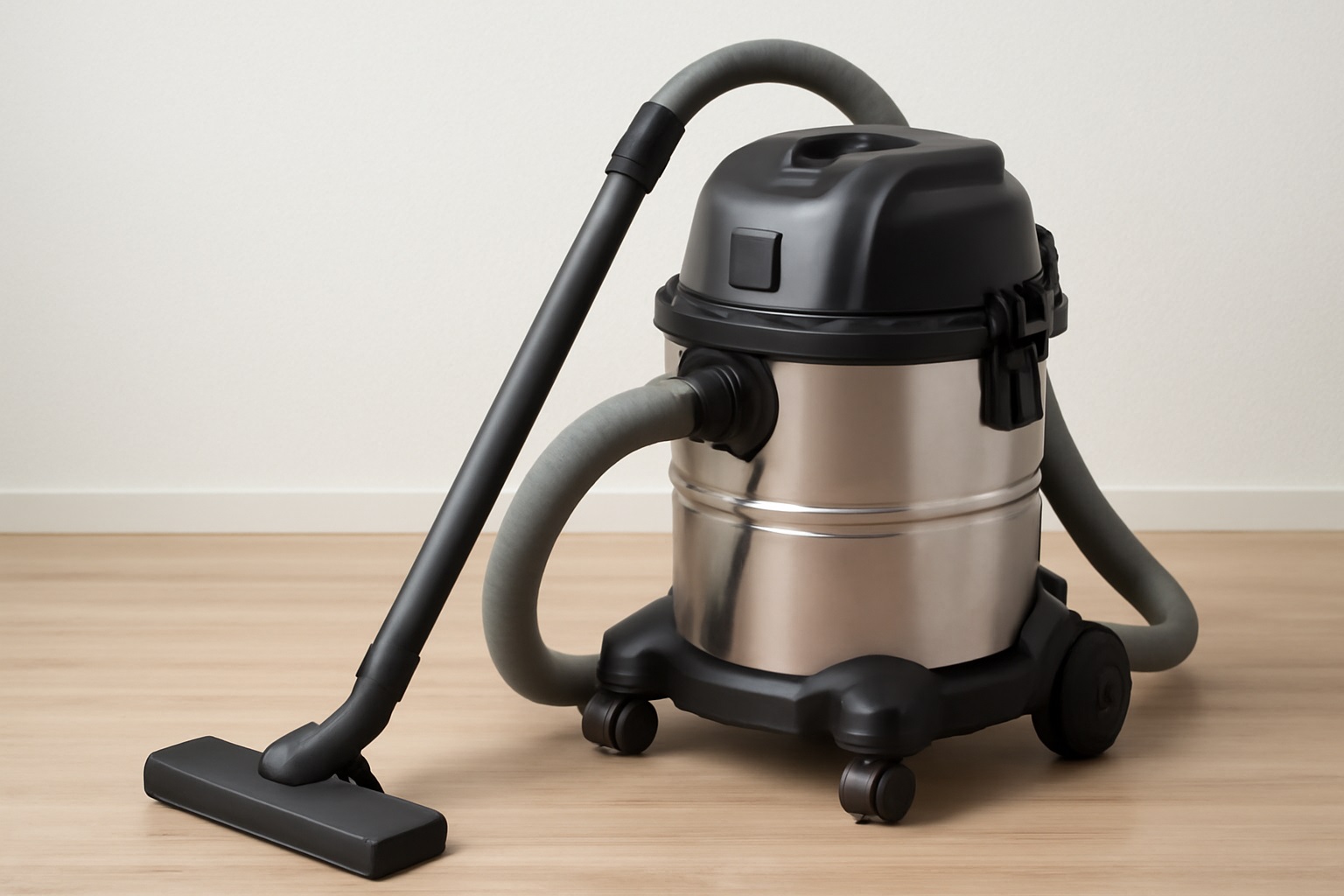 Stainless Steel Wet Dry Industrial Vacuum Cleaner for Heavy-Duty Cleaning Tasks