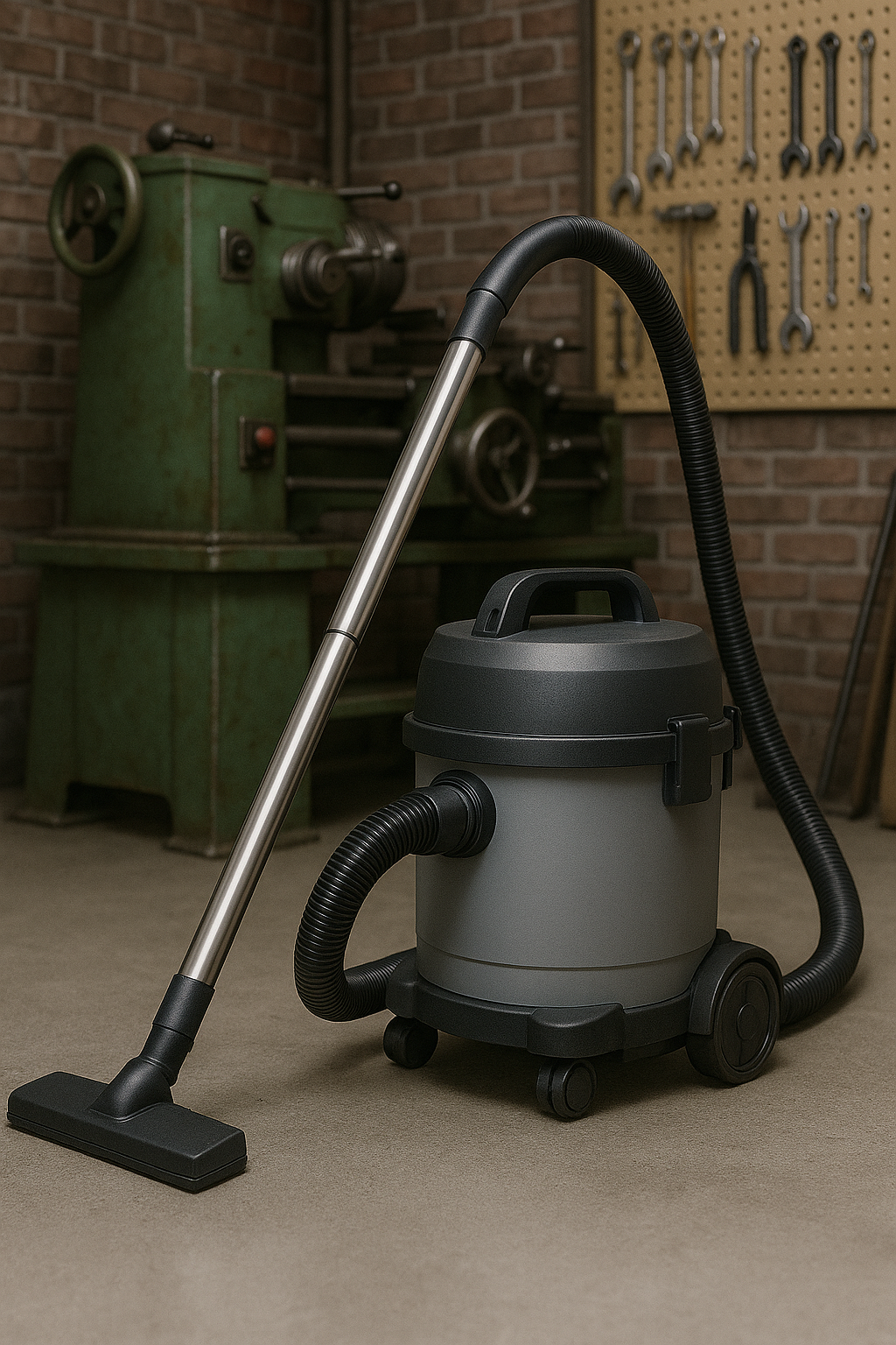 Heavy Duty Industrial Wet Dry Vacuum Cleaner for Workshop Use