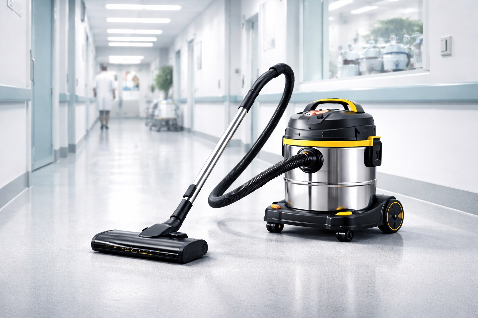 Hospital Grade HEPA Commercial Vacuum Cleaner – Medical Facility Cleaning Equipment Supplier