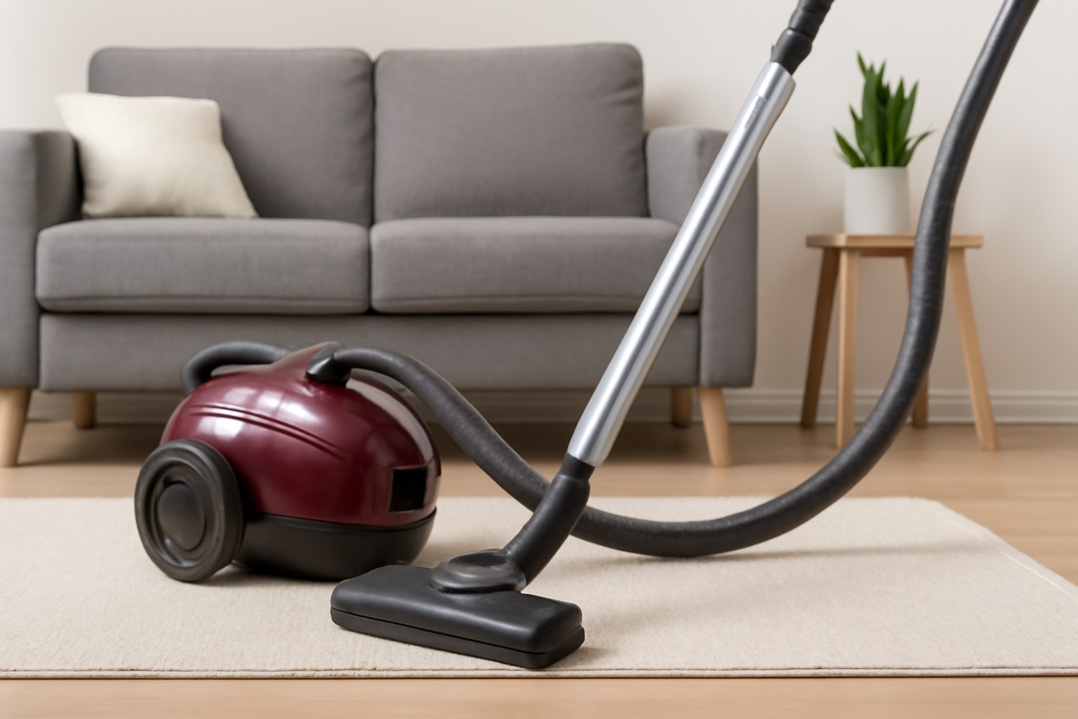 High-Performance Vacuum Cleaner with Powerful Suction for Home and Office – Lightweight, Easy to Use, Ideal for Carpets and Hardwood Floors