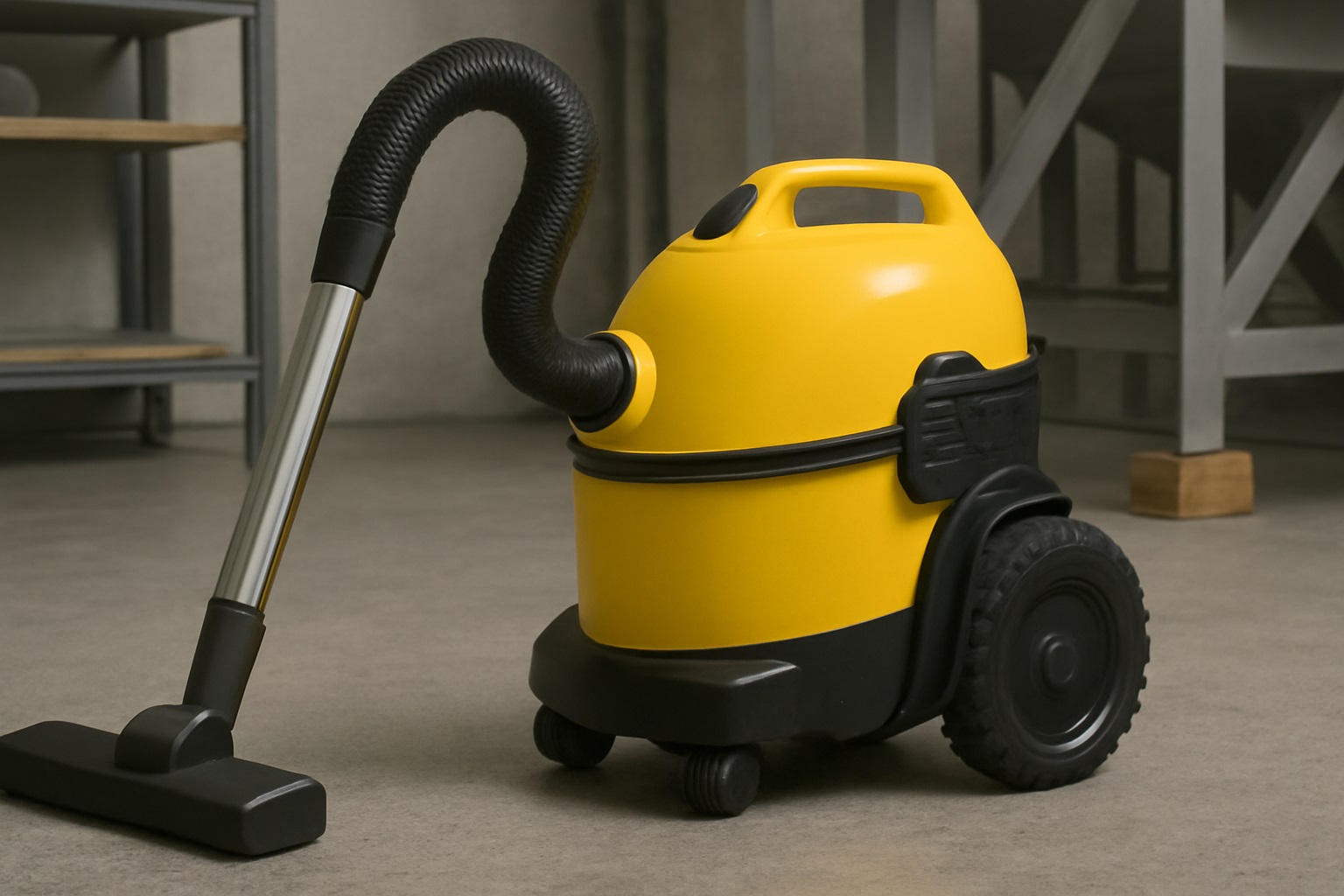 Y1 Heavy‑Duty Industrial Canister Vacuum Clean Flooring Factory Model  with Large Capacity