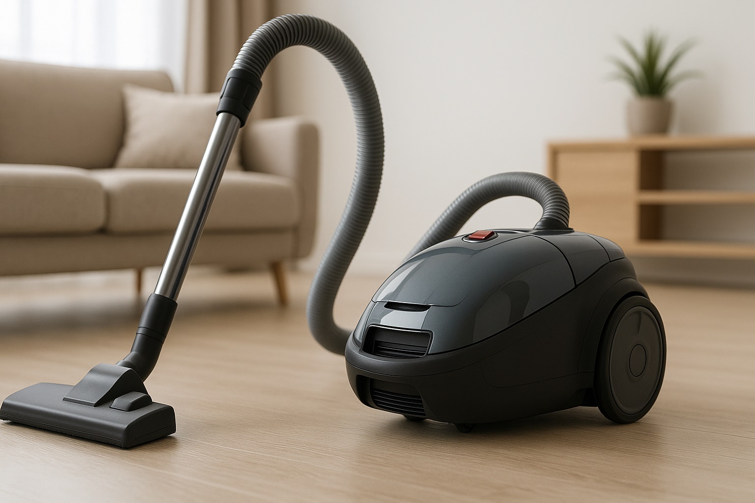 Y1 Powerful Quiet Canister Vacuum Cleaner with HEPA Filter – Ideal for Hardwood, Carpet & Home Cleaning