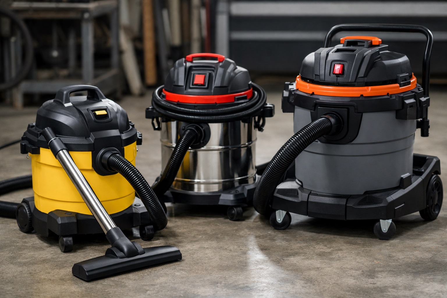 Yellow Shop Vacuum - Wet/Dry Vacuum Cleaner