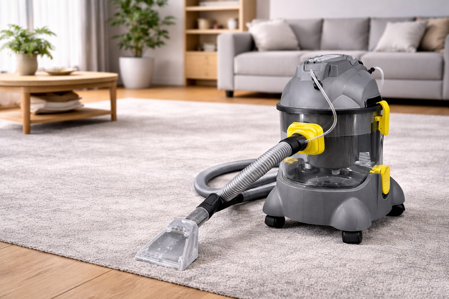 Heavy-Duty Wet and Dry Steam Vacuum Cleaner for Carpet, Sofa & Auto Detailing