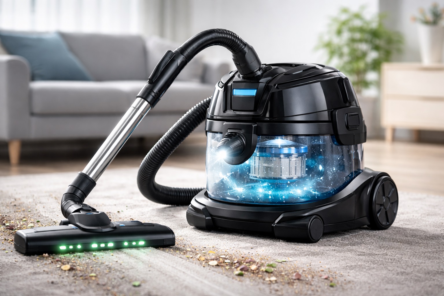 Smart HEPA Water Filtration Vacuum Cleaner | Ultra-Pure Cleaning for Modern Homes