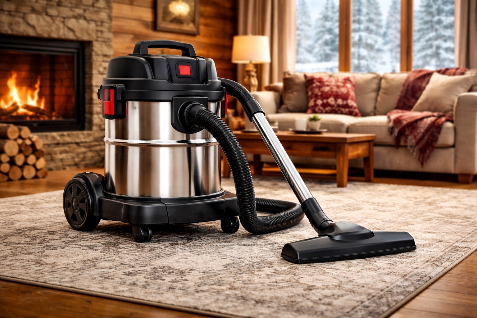 Stainless Steel Barrel Vacuum Cleaner