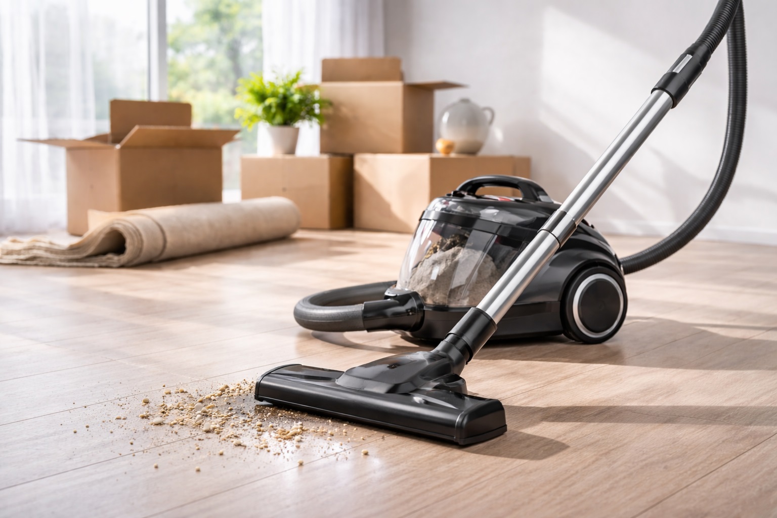 Patio & Indoor Mud Vacuum Cleaner with Water Filter and Deep Cleaning Nozzle