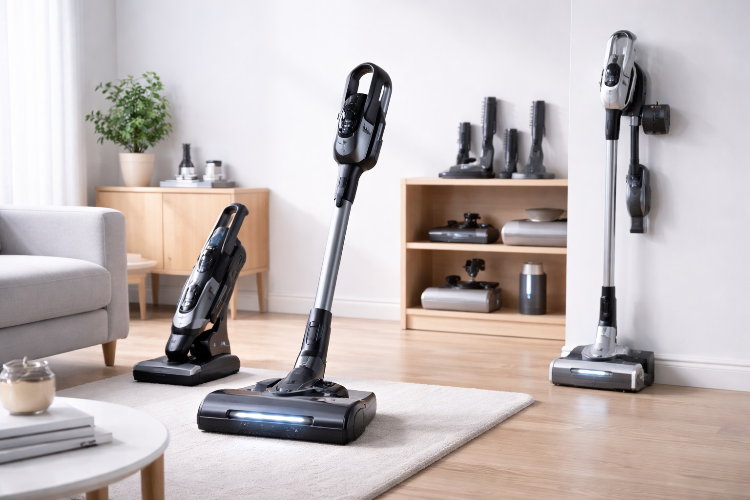 Multi-Mode Cordless Vacuum Cleaner – 3-in-1 Stick & Handheld Vacuum with Docking Station