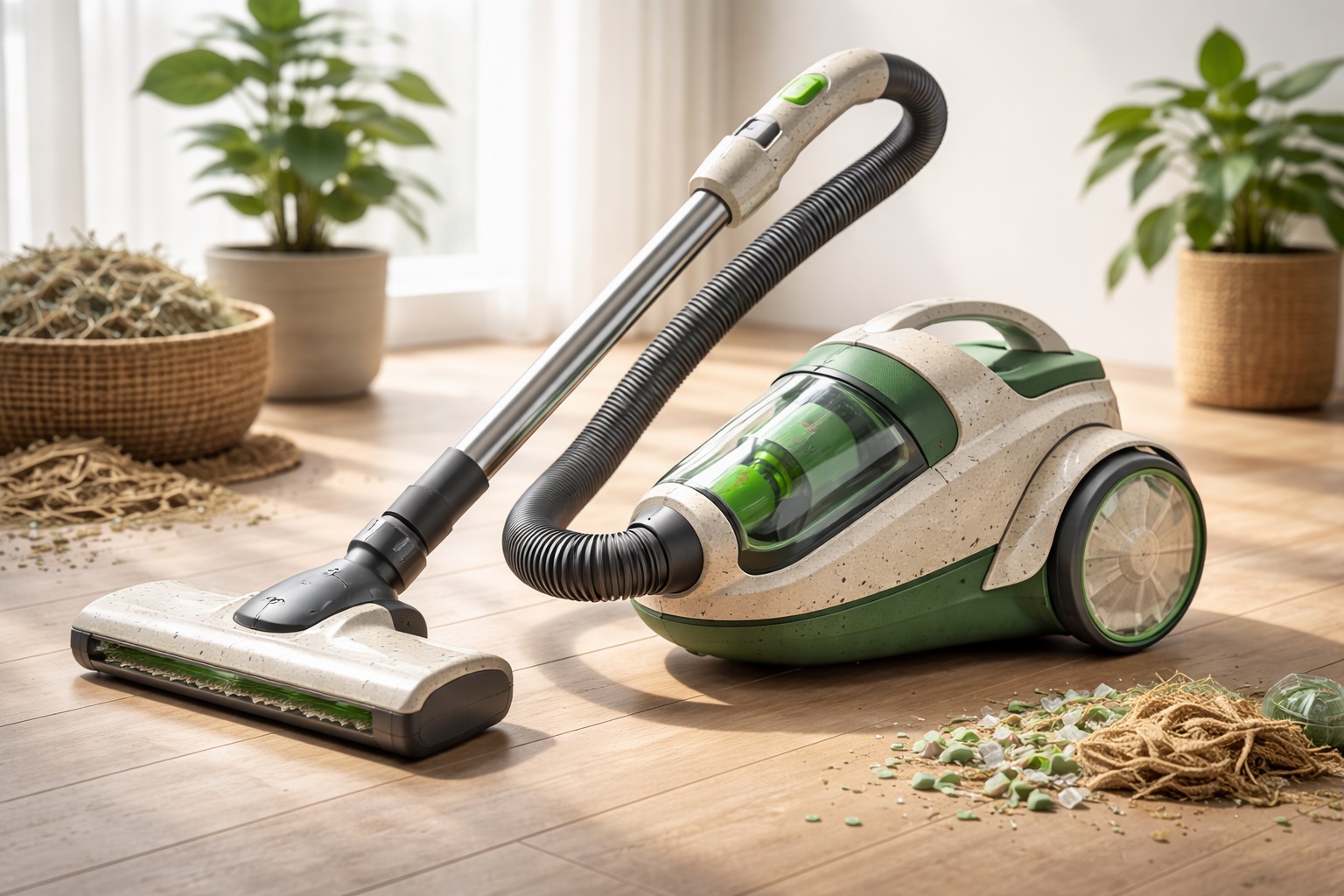 EcoPro Green Canister Vacuum – Eco Friendly Canister Vacuum Cleaner for Sustainable Homes