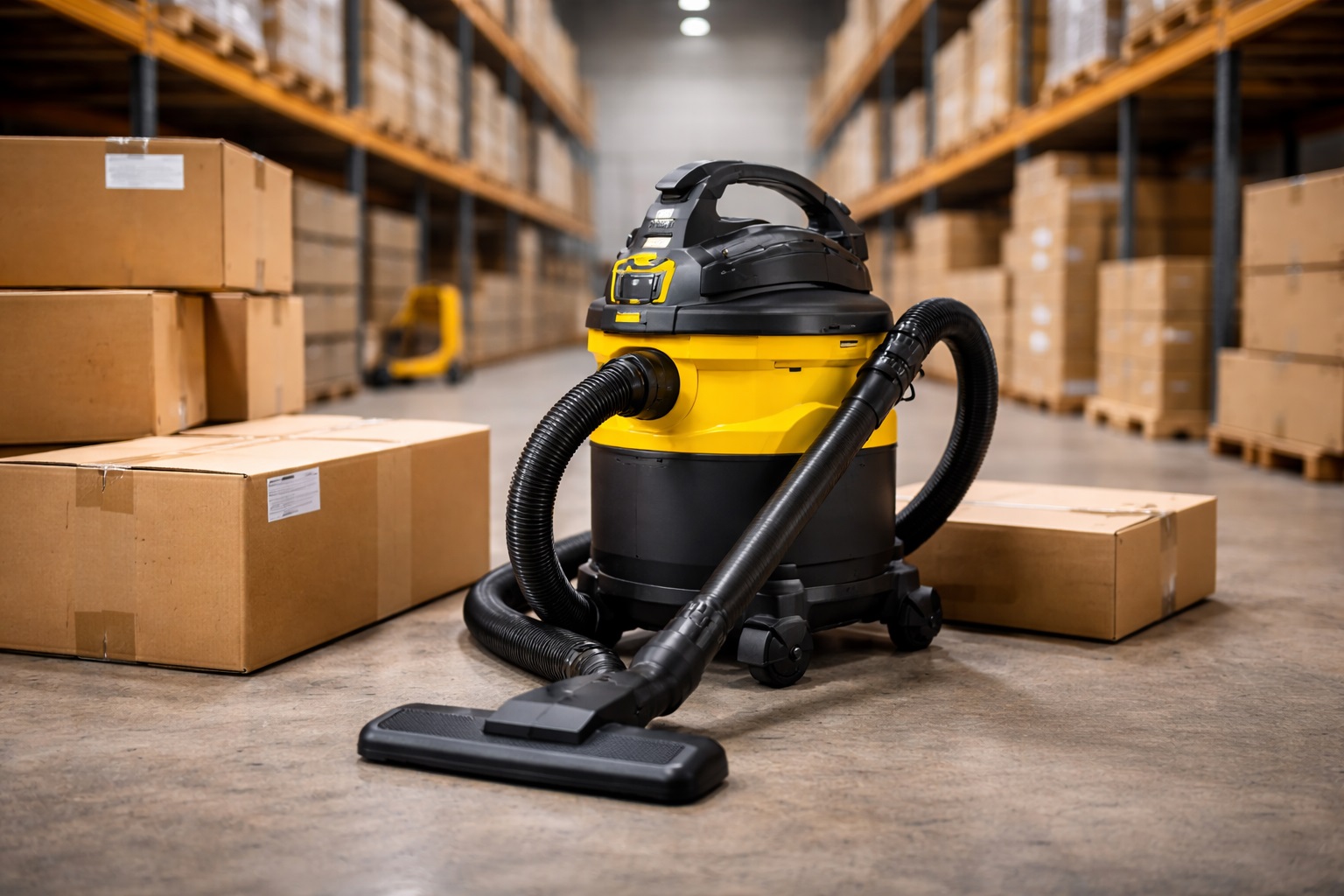Industrial Wet Dry Vacuum Cleaner – Heavy-Duty Warehouse Cleaning Equipment