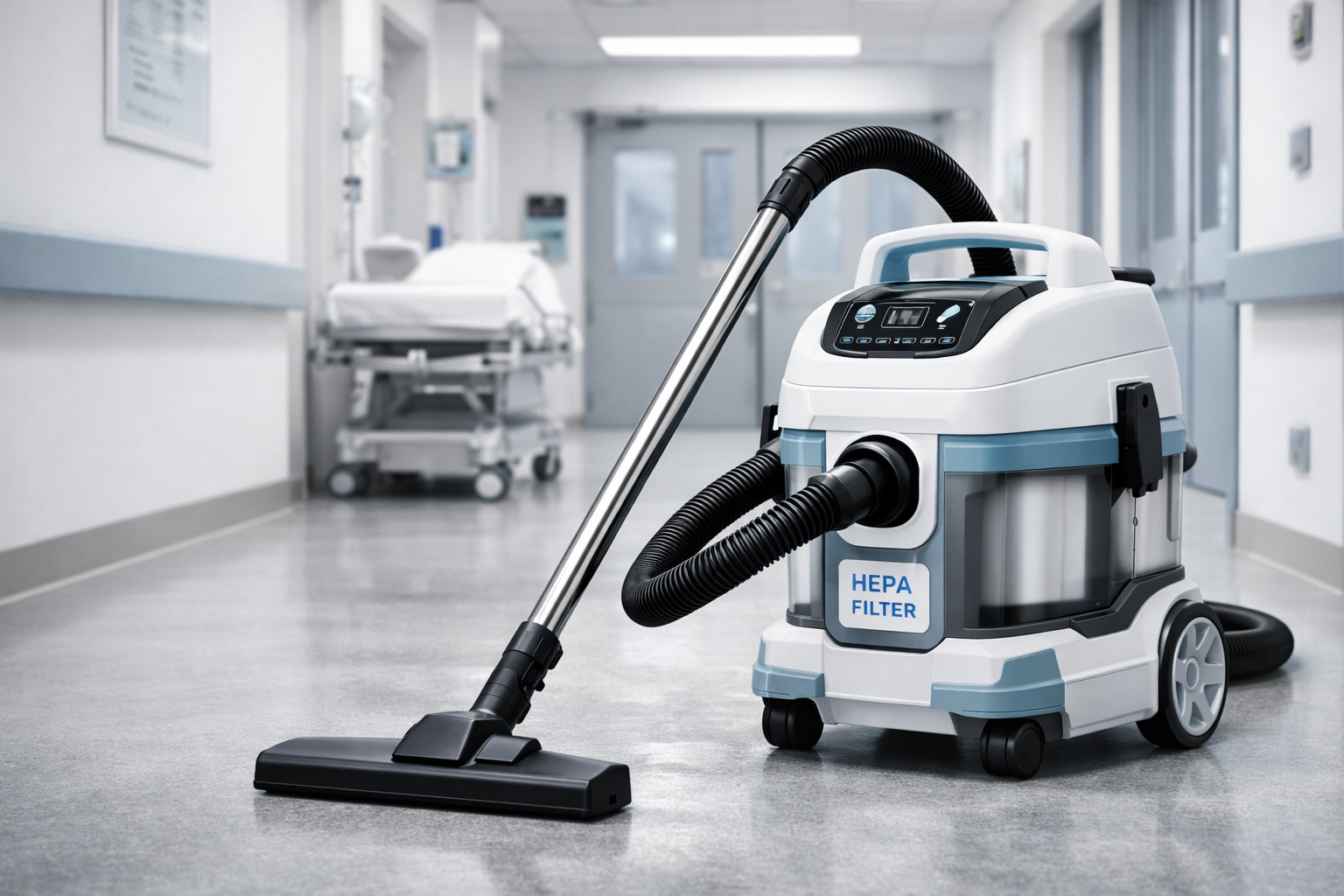 Advanced HEPA Vacuum Cleaner for Hospitals and Clean Environments