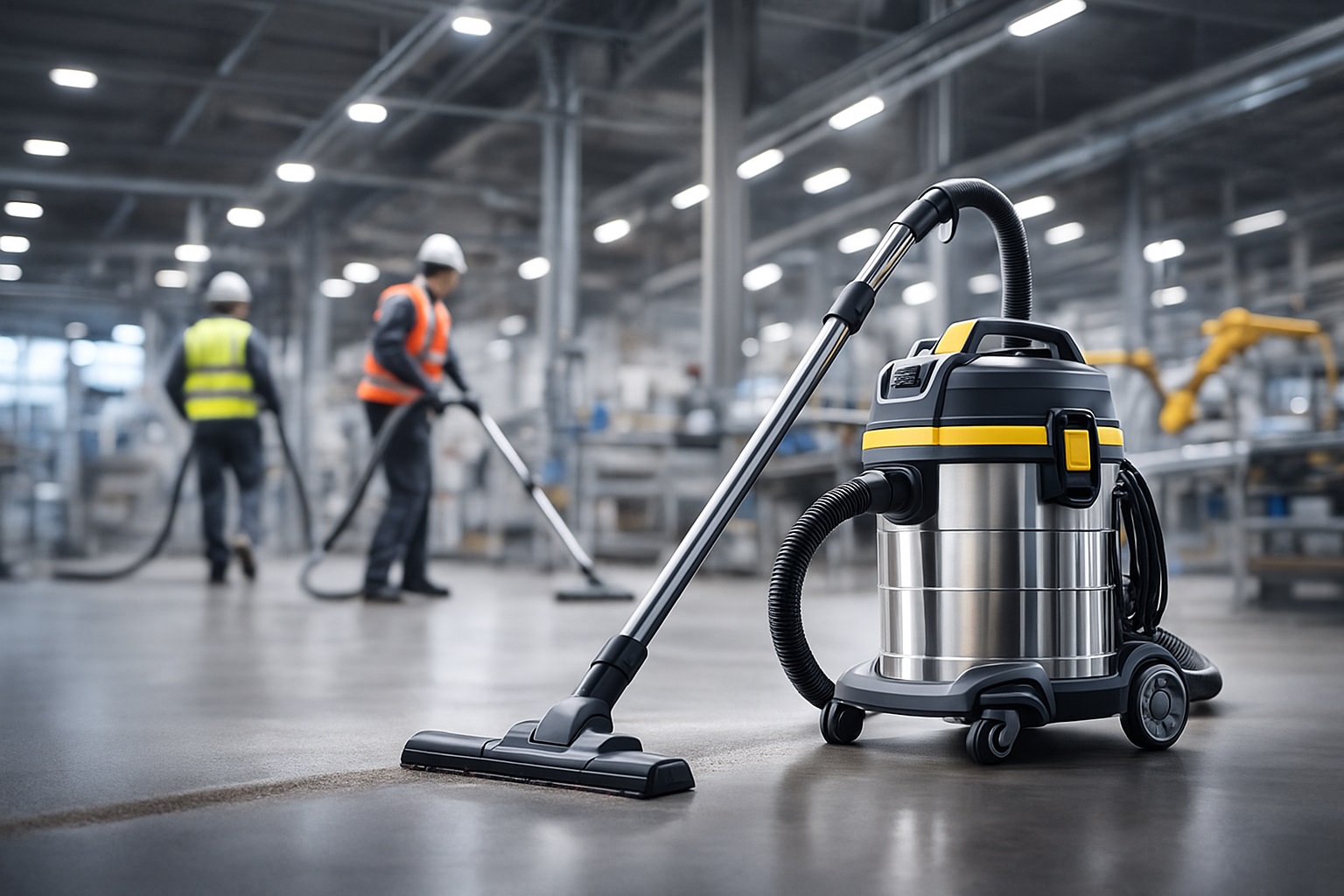 Y3 Heavy-Duty Industrial Wet & Dry Vacuum Cleaner – Stainless Steel Tank for Workshop, Warehouse & Garage Use