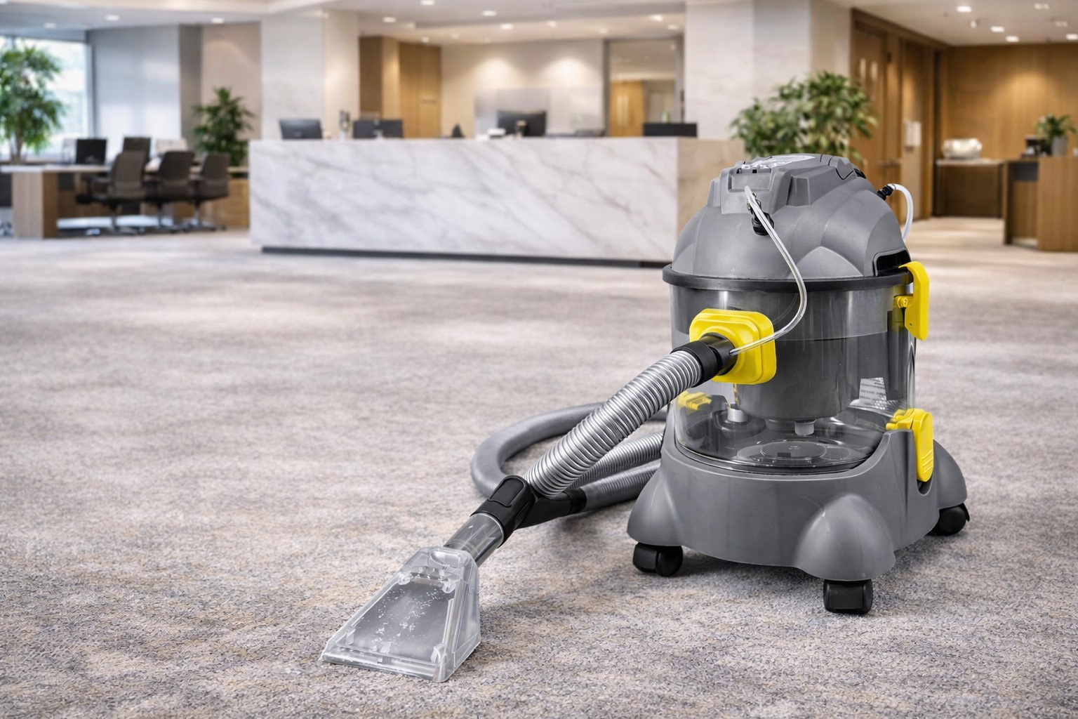 Low Noise Wet and Dry Vacuum Cleaner for Hotel and Office Carpet Cleaning