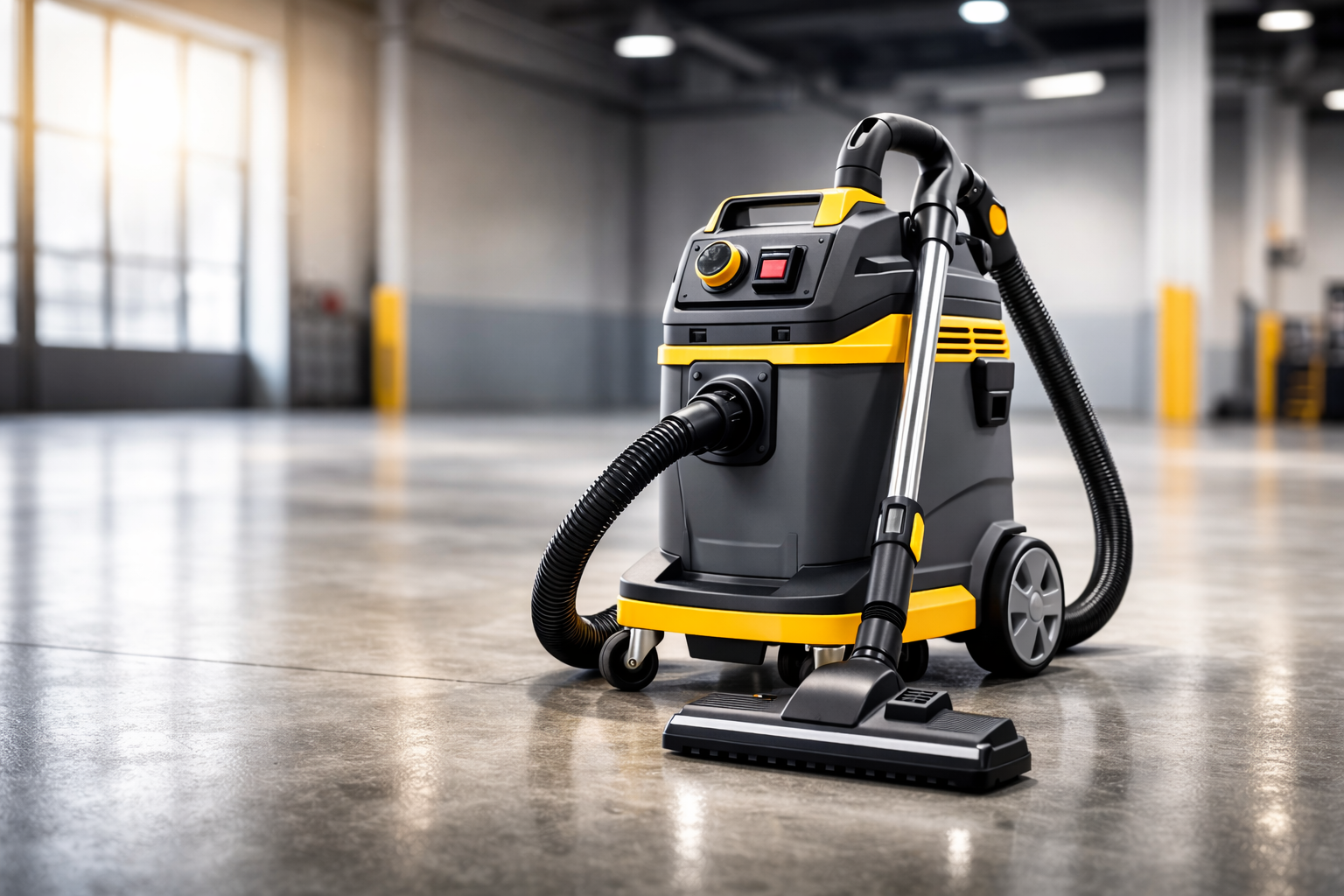 Commercial Industrial Vacuum Cleaner Heavy Duty Wet Dry Vacuum Cleaner for Warehouse