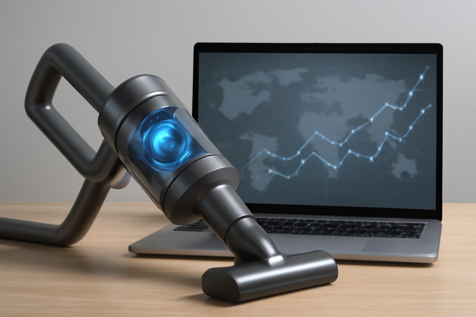 Y5 Mini Cordless Vacuum Cleaner with Digital Motor – Handheld Desk Vacuum for Office & Electronics Cleaning