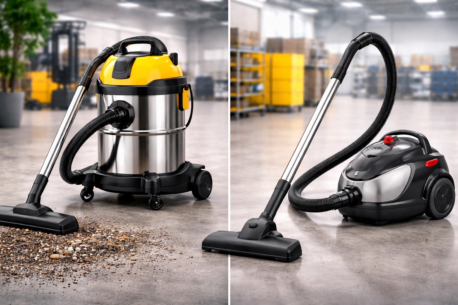Commercial Drum Vacuum Cleaner vs Canister Vacuum Cleaner for Professional Cleaning