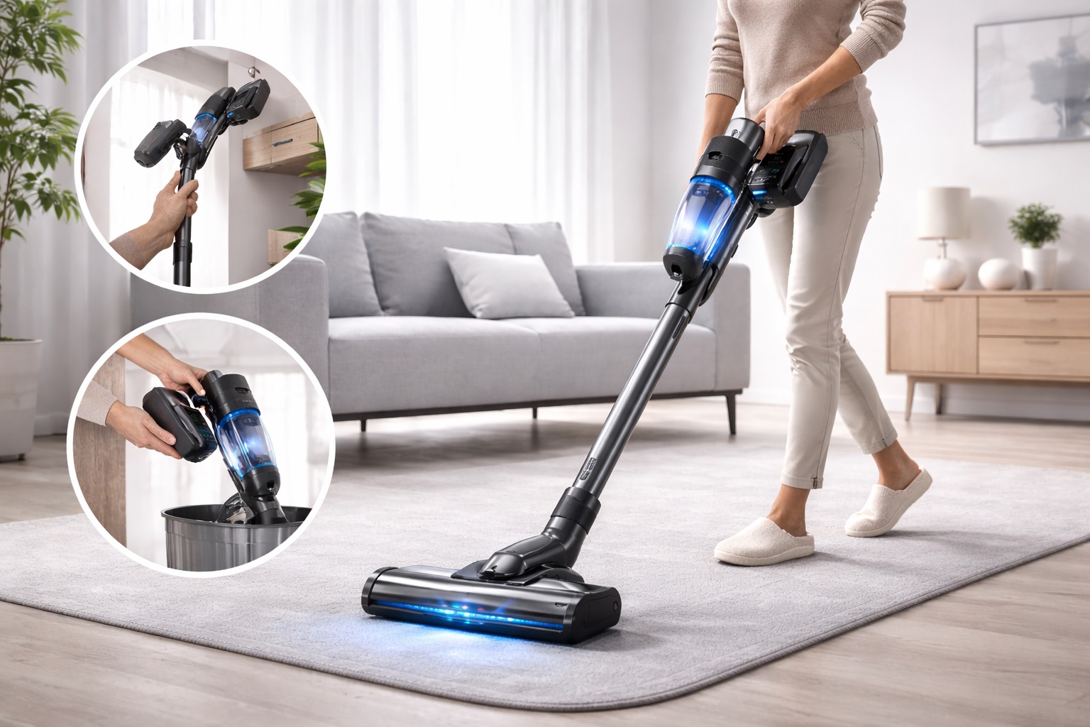 User-Friendly Cordless Vacuum Cleaner – Ergonomic & Easy to Maintain