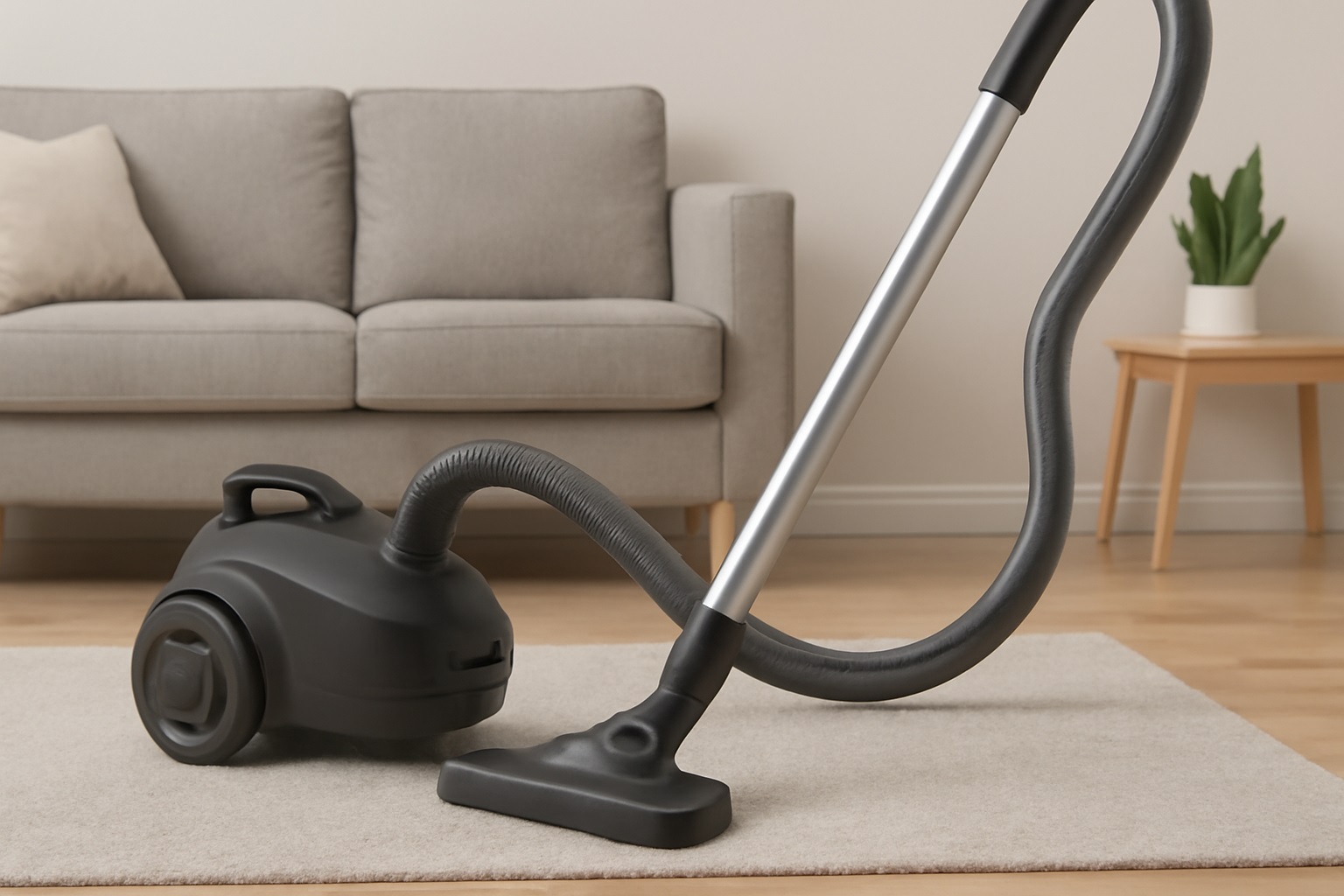 Quiet Canister Vacuum Cleaner for Apartments | Low Noise, Compact and Efficient Vacuum for Small Spaces