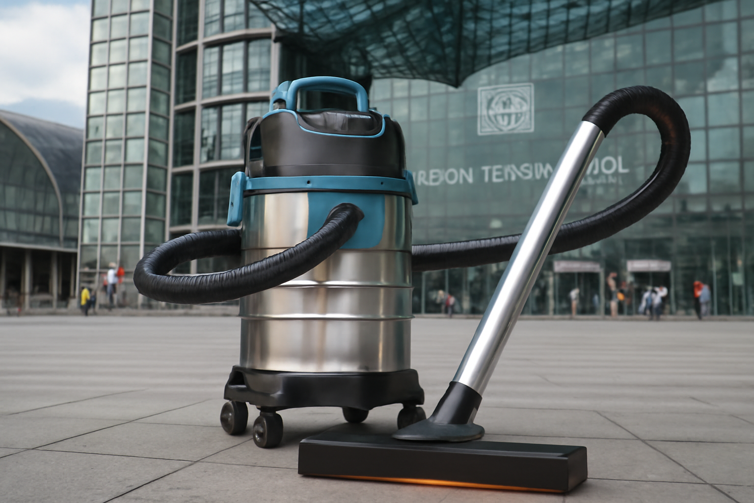 AquaForce™ Stainless Steel Wet & Dry Vacuum – Coastal Grade for Marina, Dock & Outdoor Facility Cleaning