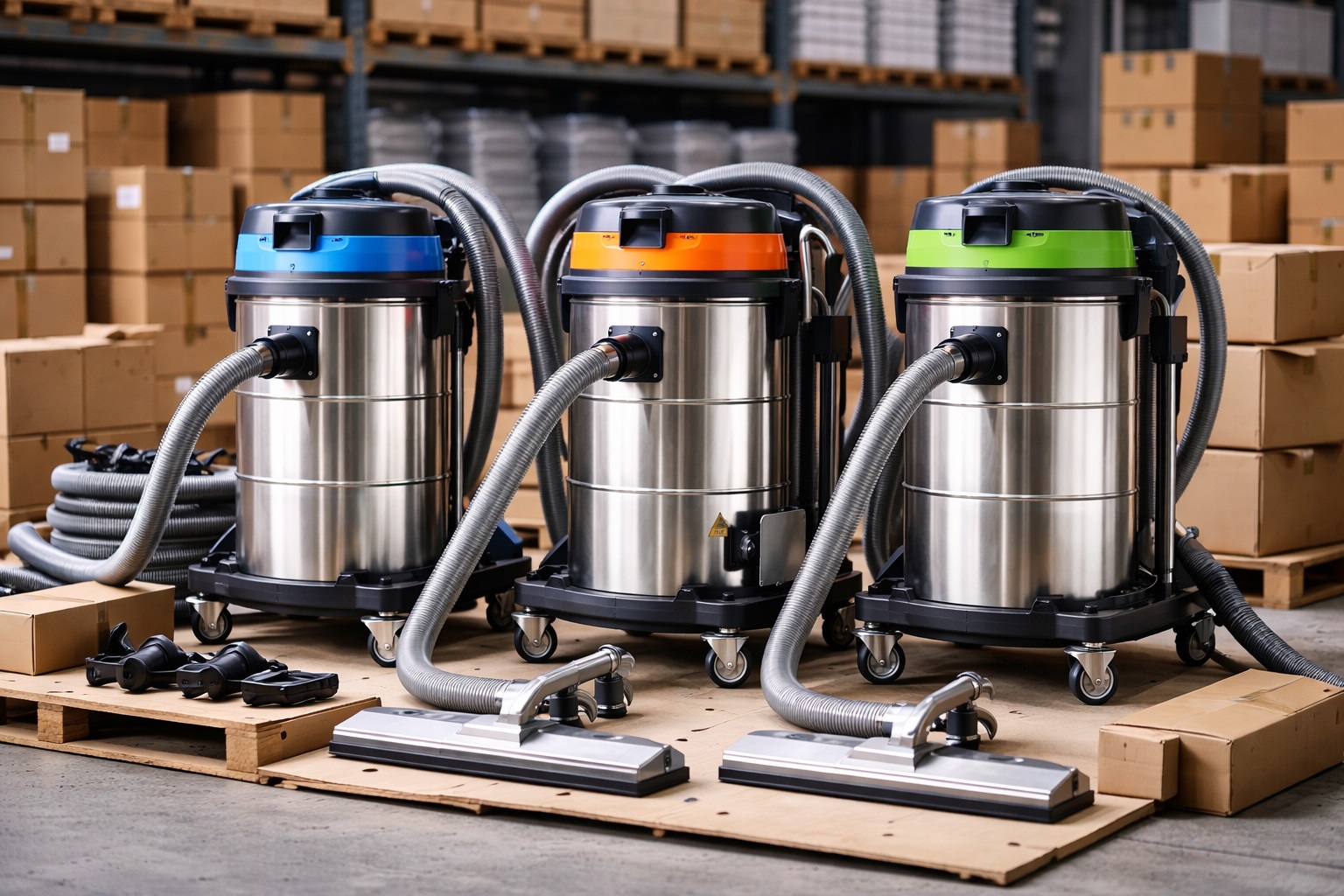 Sanitary Zone Industrial Vacuum Cleaner – Stainless Steel Wet & Dry for Processing Plants