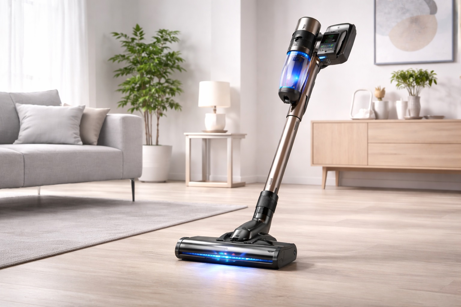 Stylish Cordless Vacuum Cleaner – Aesthetic Design for Modern Homes