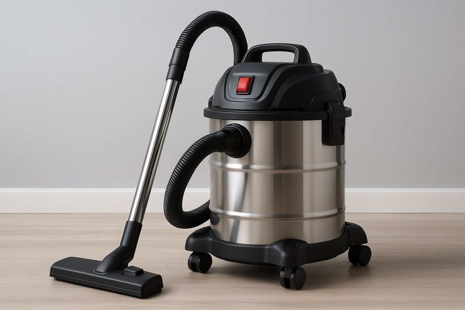 Industrial Dual Barrel Wet Dry Vacuum Set – 30L & 35L Heavy Duty Commercial Shop Vacs with Stainless Steel and Plastic Tank Options