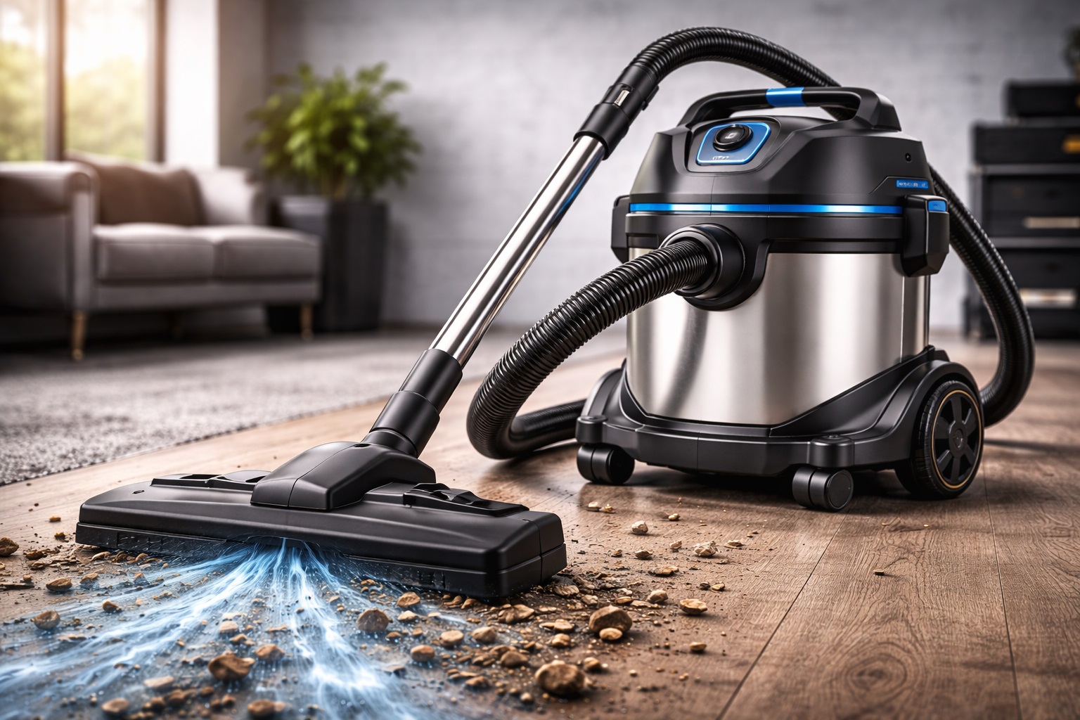 LX-VC-40L-BB High‑Performance Wet Dry Vacuum – Powerful Vacuum Cleaner with Strong Suction System
