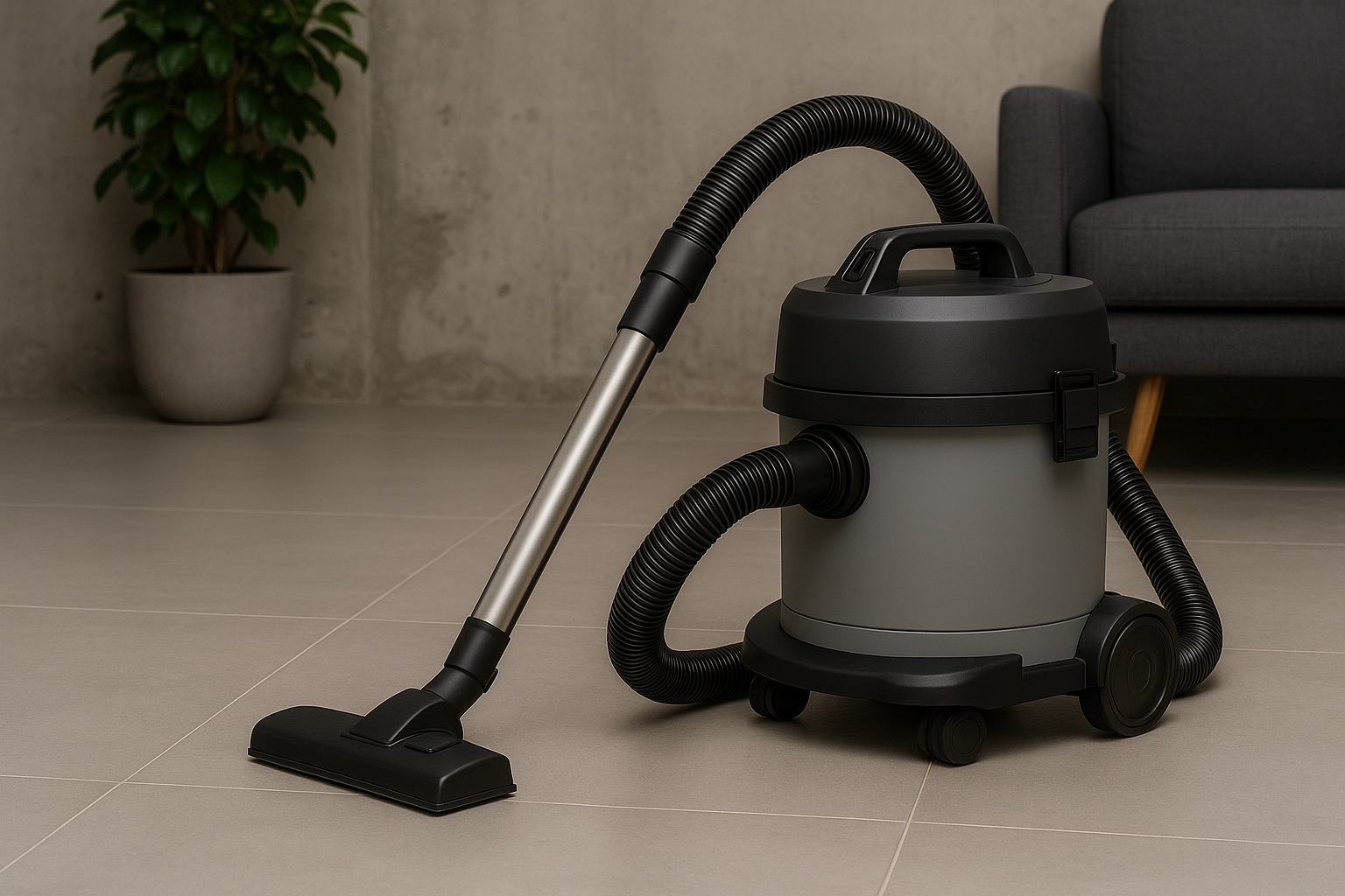 Multi-Purpose Wet and Dry Vacuum Cleaner for Garage & DIY Workshop - Compact Powerful Cleaner for Liquid and Dust