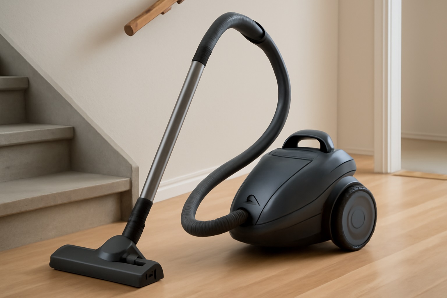 Y7 11L Compact Yellow Dry Canister Vacuum Cleaner with Reusable Filter for Home and Small Spaces