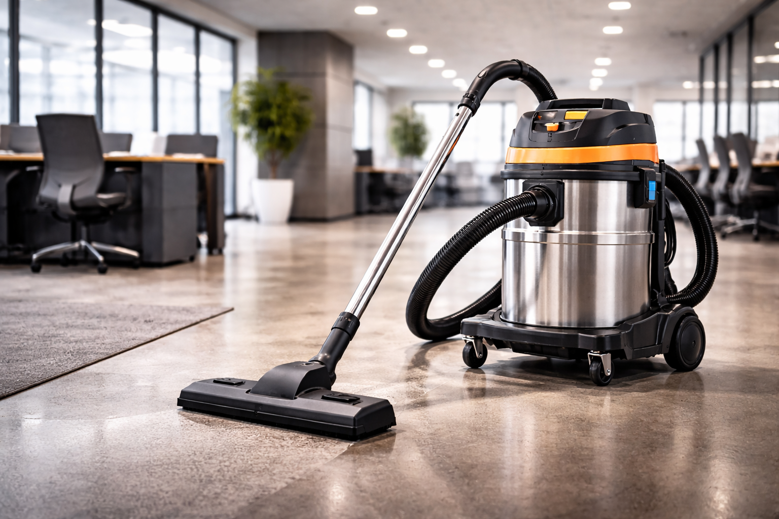 Professional Commercial Vacuum Cleaner Stainless Steel Industrial Wet Dry Cleaning Machine