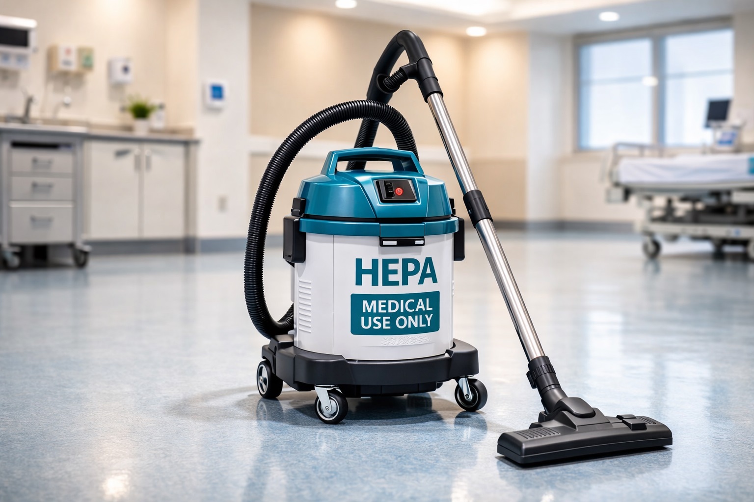 HEPA Medical Vacuum Cleaner for Healthcare Facilities