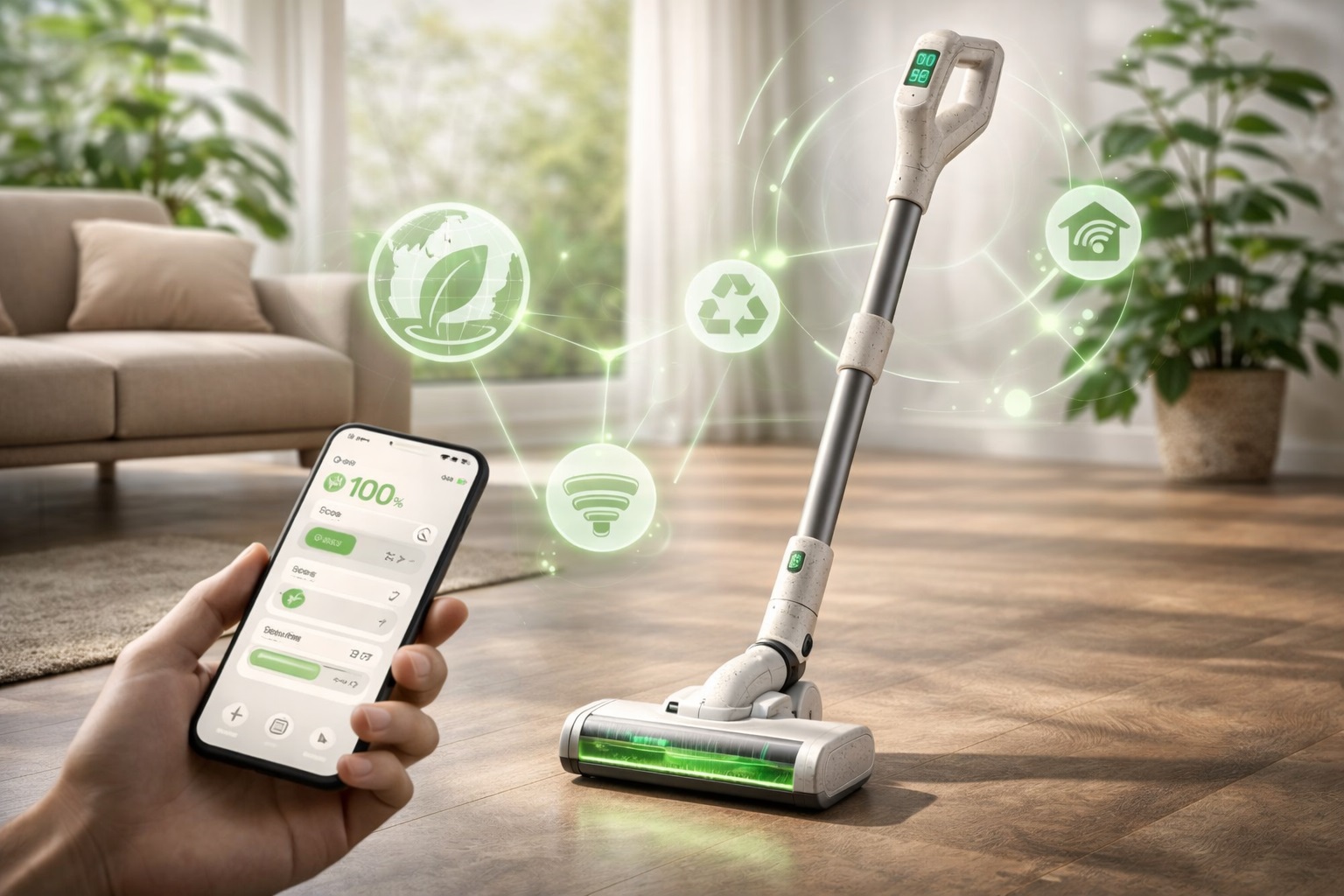SmartEco Connect Vacuum 2026 – Smart Eco Vacuum Cleaner for Sustainable Homes