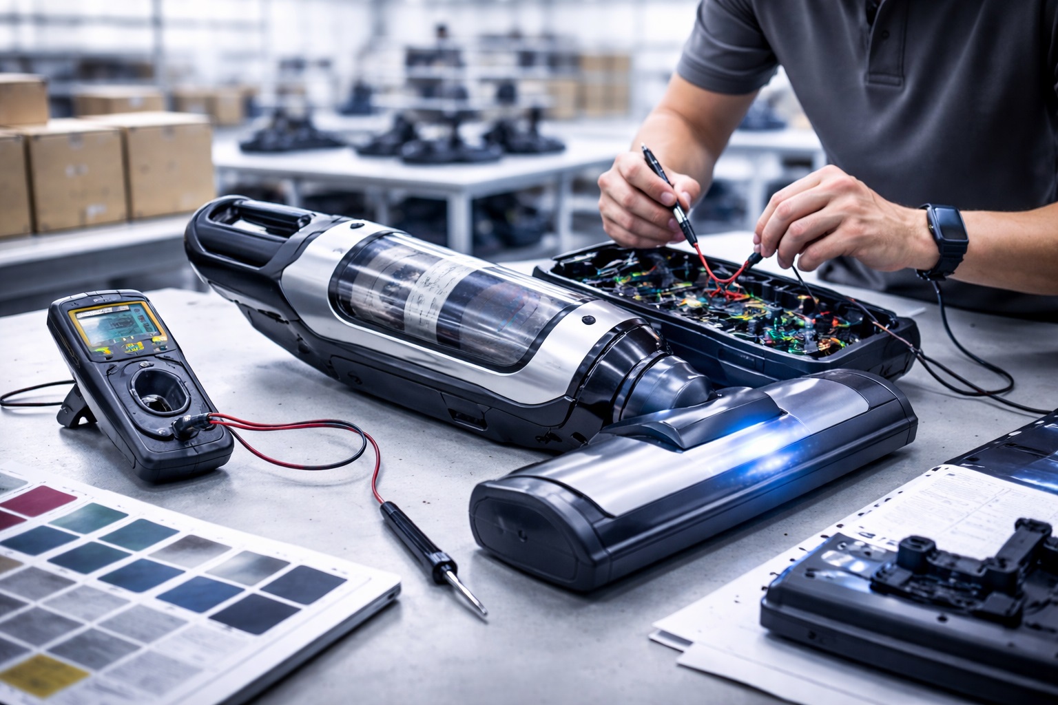 Cordless Rechargeable Vacuum Cleaner – OEM Repair & Debugging Model