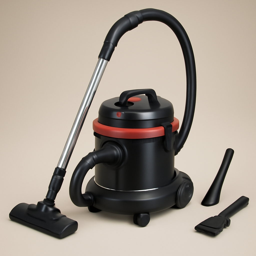 Large-Capacity Wet Dry Vacuum Cleaner – High Suction & Durable Steel Body