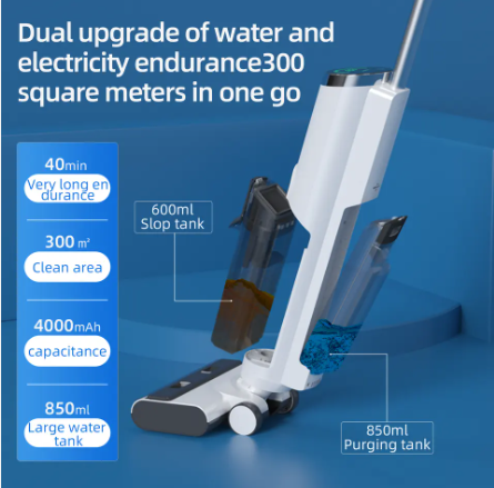 LX-HVC-4-in-1 Portable Cordless Wet & Dry Vacuum Cleaner with Smart Display and Self-Cleaning