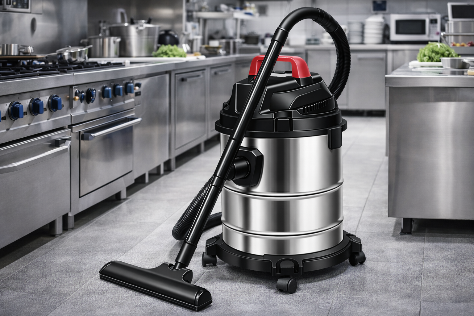 Industrial Vacuum Cleaner for Commercial Kitchens