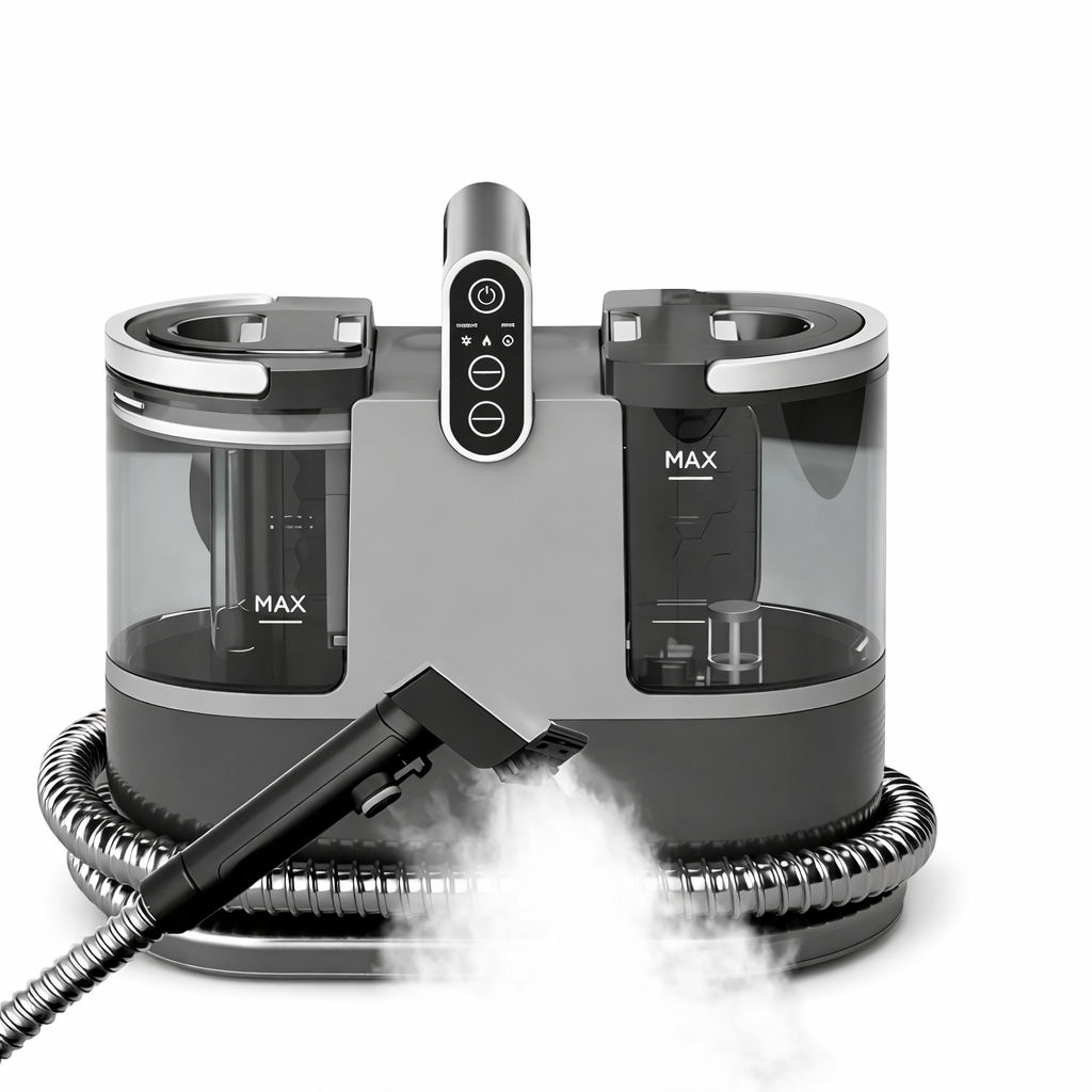 LX-UCVC-C1700 Dual Tank High-Pressure Steam Cleaner with Adjustable Nozzle